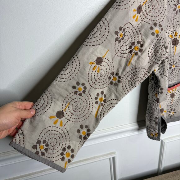 Gudrun Sjoden Halo Woven Quilted Cotton Jacket Womens XL - Picture 10 of 10